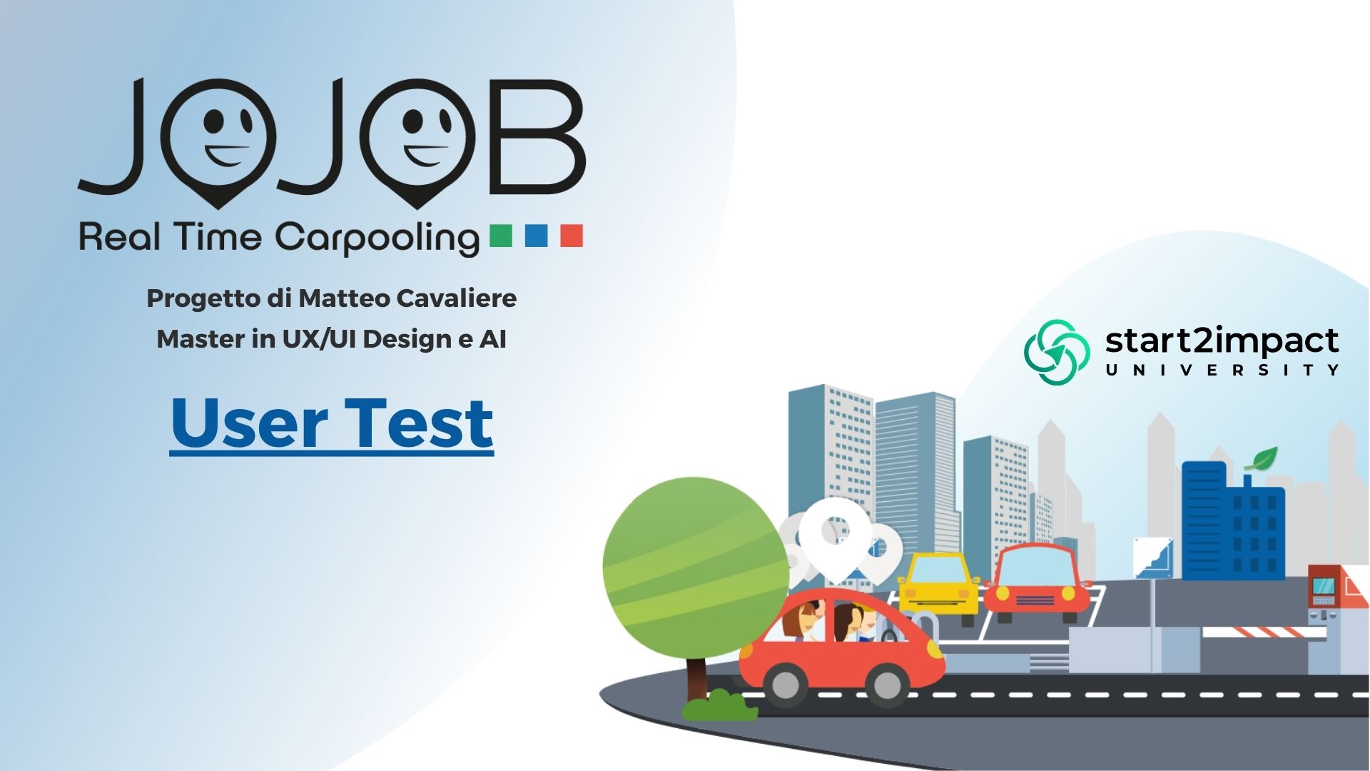 Copertina progetto user test